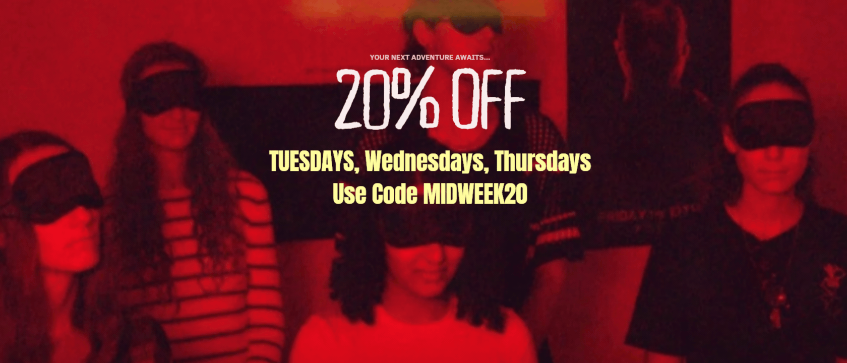 Eclipse Escape Rooms 25% OFF Tuesdays & Wednesdays