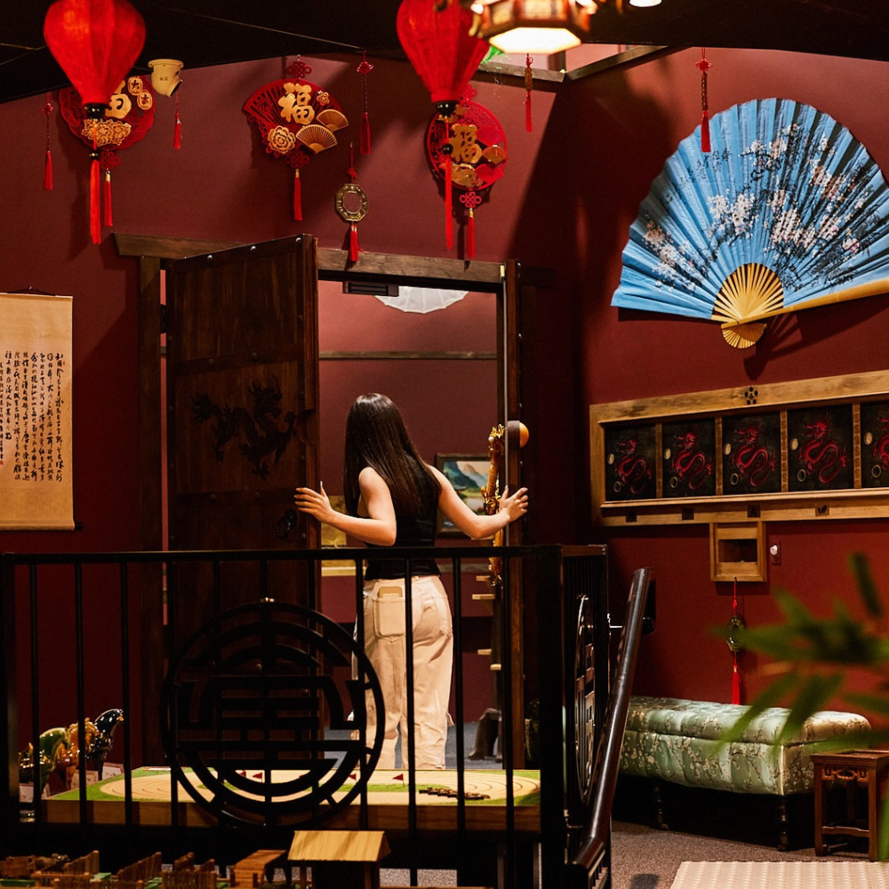 The Flaming Pearl, a Chinese zodiac treasure heist escape room at Eclipse Escape Rooms, Gold Coast
